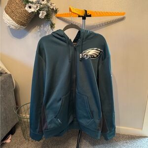 NFL Philadelphia Eagles Nike Therma-Fit Onfield Apparel Full Zip Sweatshirt